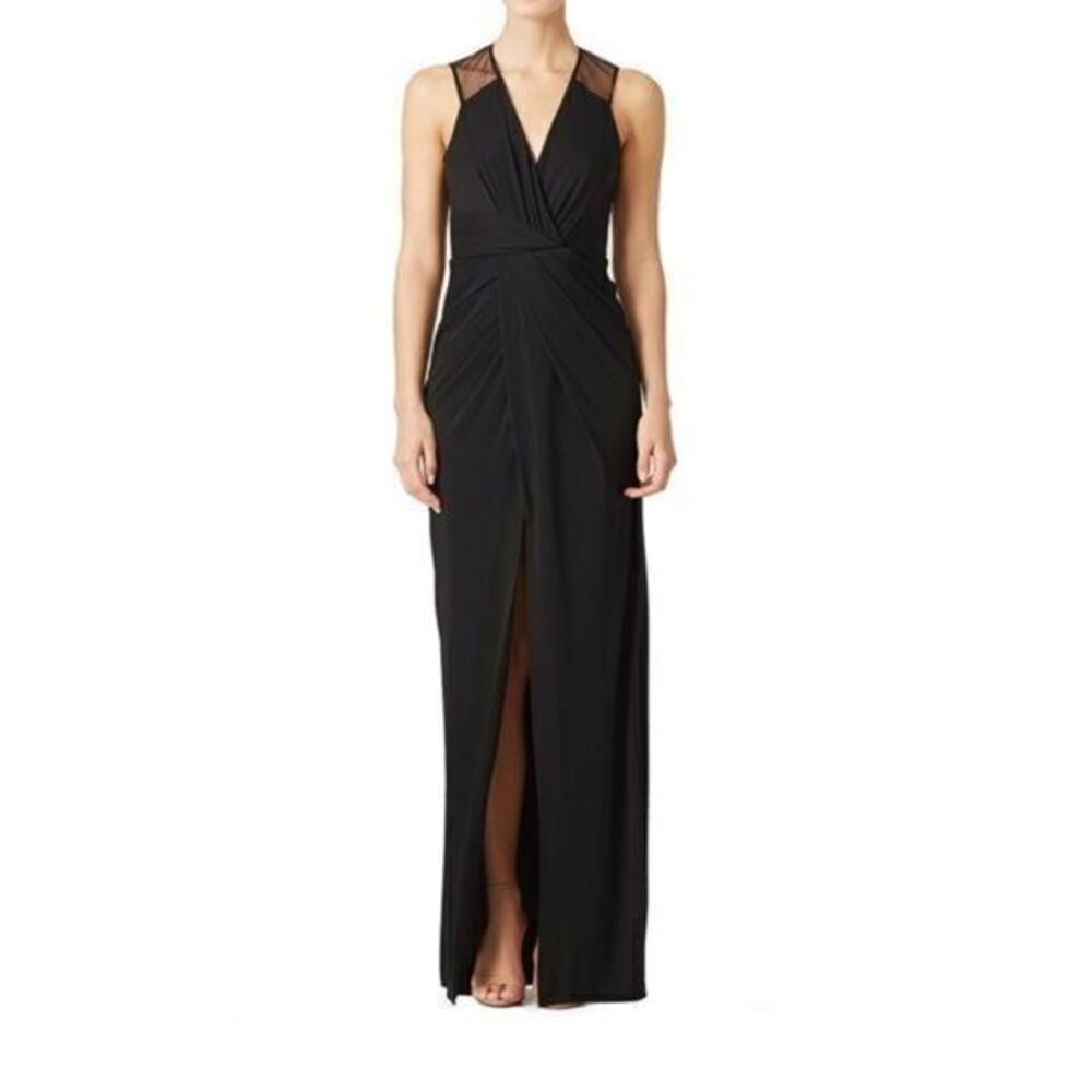 Parker lace maxi Aaron gown dress waist tie